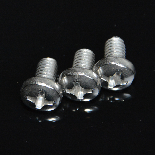 China Durable Stainless Steel Cross Recessed Pan Head Phillips Machine Screws for Sale