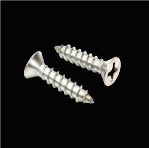 Stainless Steel Cross Countersunk Head Tapping Screws