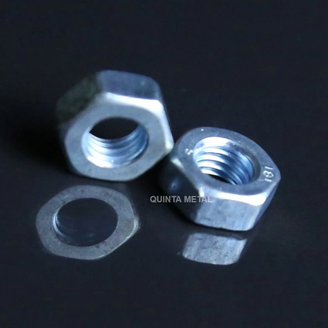 Galvanized Carbon Steel Thin Nut